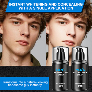 Krim Pemutih pencerah nada untuk pria, kosmetik Concealer pencerah warna kulit keseimbangan, Concealer Pengontrol Minyak untuk pria - Product Image 5