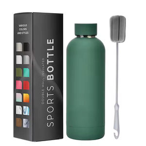 Bouteilles d'eau isothermes en acier inoxydable à double paroi avec logo personnalisé, pour le sport et <span class=keywords><strong>la</strong></span> gym, à col étroit - Product Image 1