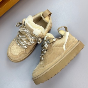 Designer Custom Made Luxury Brand's New Mel Winter Breathable Walking Casual <b>Woolen</b> Shoes Laces Low <b>Top</b> Snow Boots - Product Image 3