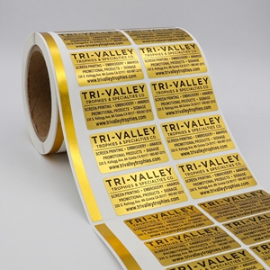 Custom Waterproof Brushed Silver Metal Sticker Precision Die Cut for Durability - Product Image 3