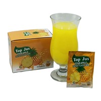 Vente en gros de boisson instantanée en poudre à saveur de fruit orange personnalisée