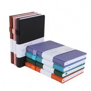 Customizable Wholesale Business PU Leather Diary <b>A5</b> Hardcover <b>Notepads</b> Paper Cover 80 Sheets Thermal Binding Promotional - Product Image 2