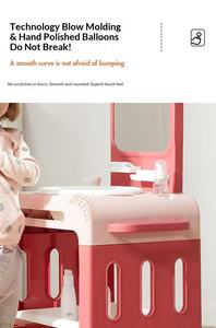 <strong>Kids</strong> Draw and Build <strong>Table</strong> with Storage Bins and Chairs Multifunctional Children Play Desk <strong>Lego</strong> Compatible Surface Activity - Product Image 4