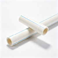 Tuyau d'eau MPP de 20-160 mm fourni par l'usine, tube de plomberie en plastique pour eau froide, résistant à la chaleur et à la corrosion, solution de canalisation