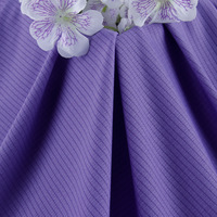 Tissu maille interlock 100 % polyester 50D à mini-carreaux, maille ajourée pour vêtements de sport, polo, vêtements pour filles, doublure intérieure