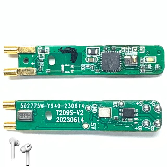 5.2 Stereo Earphones Built-in Microphone Active Noise Cancellation TWS Wireless Earbuds PCB PCBA