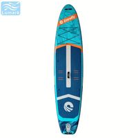 Planche de SUP Tri-fin 350cm 11.6ft avec configuration 3 ailerons, modèle Touring personnalisé, de Chine, Lumark