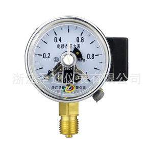 Manómetro de Contacto Eléctrico YX60, Manómetro de Presión para Prensa Hidráulica, Vacuómetro de Conexión Roscada, Contacto Eléctrico - Product Image 2