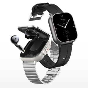 Smartwatch Fashion D 8 <span class=keywords><strong>2</strong></span> in <span class=keywords><strong>1</strong></span> con auricolari wireless TWS, monitoraggio della salute, braccialetto fitness, orologio sportivo intelligente - Product Image 1