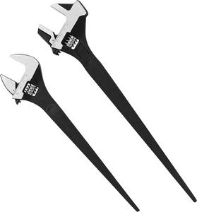 2Pcs <span class=keywords><strong>Clé</strong></span> <span class=keywords><strong>à</strong></span> <span class=keywords><strong>molette</strong></span> noire avec échelle en pouces/métrique Jeu de clés <span class=keywords><strong>à</strong></span> <span class=keywords><strong>molette</strong></span> Outils Robuste Jeu de clés <span class=keywords><strong>à</strong></span> <span class=keywords><strong>molette</strong></span> <span class=keywords><strong>à</strong></span> ouverture large - Product Image 1