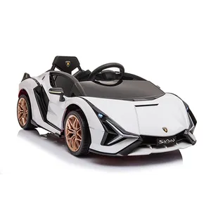 Gelicentieerde Lamborghini Sian Rit Op Auto Kinderen Elektrische Kinderauto 'S Elektrische Rit Op 12V Met Afstandsbediening Auto 'S Voor Kinderen