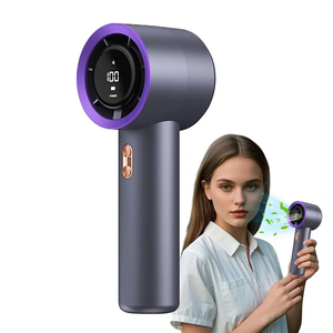 <span class=keywords><strong>Ventilateur</strong></span> portable sans pales USB 199 vitesses, mini-<span class=keywords><strong>ventilateur</strong></span> turbo haute vitesse 3000 mAh pour étudiants et femmes, idéal pour l'été en extérieur - Product Image 1