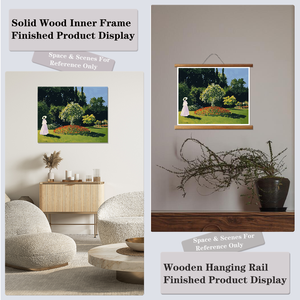 Peinture par numéros sans cadre pour femme dans un jardin, kits de peinture à l'huile numérique DIY sur toile, à peindre soi-même - Product Image 6