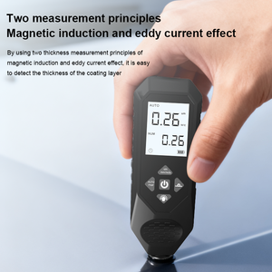 Medidor de Recubrimiento de 0 a 2000um, Medición por Efecto Magnético y de Corrientes de Foucault, Admite Calibración para Pruebas de Superficies Metálicas - Product Image 6