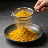 Poudre de curcuma pure de qualité supérieure, matière première pour assaisonnement culinaire, fournie directement par l'usine