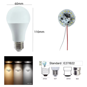 5/7/9/12W lò vi sóng cảm biến Radar Phát hiện chuyển động thông minh E27/B22 bóng đèn loại quả cầu dẫn bóng đèn để sử dụng nhà - Product Image 3