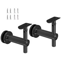 Support de garde-corps extérieur moderne en acier inoxydable Accessoires de fixation de main courante d'escalier et cadre de support
