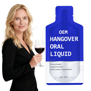 Boisson anti-gueule de bois à la vente, complément liquide au curcuma, santé du foie, arrêt de l'alcool, hydratation, boissons contre la gueule de bois - Product Image 1