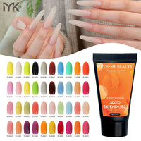 Kit d'extension d'ongles en gel UV non toxique de 15 ml en gros avec lampe LED pour usage professionnel en salon ou DIY, application facile, semi-permanent
