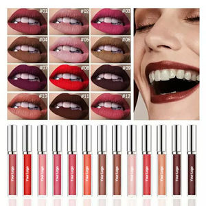 Vendeurs de brillants à lèvres Logo personnalisé Brillant à lèvres <span class=keywords><strong>pailleté</strong></span> imperméable et durable Brillant à lèvres miroitant de marque privée - Product Image 2