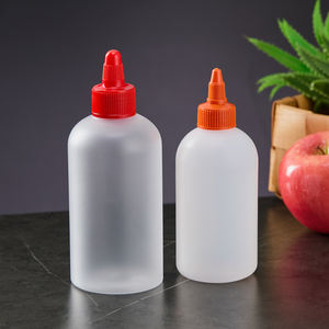 Bouteille de sauce en plastique à presser, contenant en plastique alimentaire avec bec verseur de précision anti-goutte pour le miel, l'huile, le sirop, le <span class=keywords><strong>ketchup</strong></span>, les condiments - Product Image 3