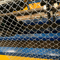 Machine à treillis diamanté entièrement automatique pour isolation protectrice des terrains de jeux, treillis à mailles losangées en fil galvanisé CNC, modèle Cowan