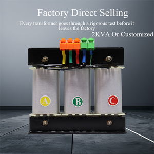 Yüksek kaliteli 3 fazlı kuru tip 2KVA gerilim trafosu yüksek verimli adım aşağı kuru tip cihaz - Product Image 4