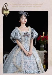 QQWZ281 انخفاض السفينة Ecoparty النهضة ستيم بانك ثوب الملابس الأوروبي ملكة الأميرة ثوب ماري أنطوانيت - Product Image 6