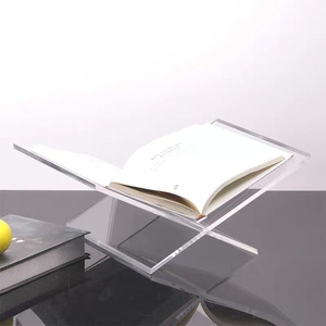 NASNAK SJ-01 Soporte Transparente de Acrílico en Forma de X para Libros, Revistas, Partituras, Recetas y Álbumes - Product Image 2
