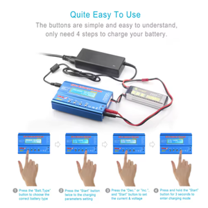 <span class=keywords><strong>Chargeur</strong></span> de batterie intelligent IMAX B6 80W pour voitures télécommandées, jouets, véhicules RC, <span class=keywords><strong>chargeur</strong></span> de batterie universel haute performance rechargeable - Product Image 3