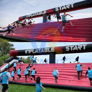 Parcours d'obstacles gonflable pour jeux sportifs, château gonflable extérieur personnalisé, parcours d'obstacles gonflable 5k pour adultes - Product Image 6