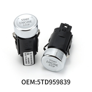 Volkswagen Touran L ปุ่มสตาร์ท5TD959839สวิตช์เครื่องยนต์ keyless ปุ่มกด - Product Image 2
