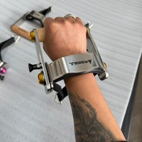 Accesorio de cable para elevación lateral con mango, para máquina de gimnasio, para hombros, con agarre de acero y madera, para entrenamiento de fuerza