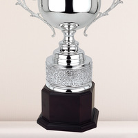 Trophée de compétition en métal pour football et golf, modèle 172, design Cheval Doré, personnalisable avec logo imprimé