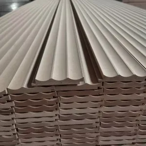 Rodapiés de madera, tablero de base decorativo de MDF, resistente al agua