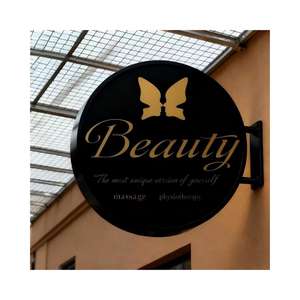 Letras de Caja de Luz Metálicas Personalizadas de Doble Cara para Exteriores, Letreros de Negocio, Letreros de Cuchilla, Señalización Exterior - Product Image 3