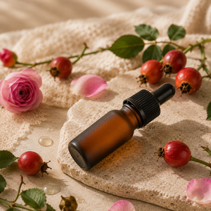 Huile de rose musquée pure concentrée de qualité supérieure, huile nourrissante intensive, sérum naturel pour le visage, huile pour la cicatrisation des plaies - Product Image 3