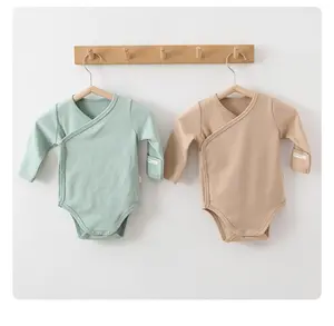 Комплект комбинезона из органического хлопка для мальчика и девочки, Одежда для новорожденных, шапка, оптом, органический, новый, 2022 г.