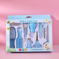 Cortaúñas para niños, fácil de usar, al mejor precio, 10 Uds., tijeras cuentagotas, peines, kit de cuidado de uñas de seguridad de alta calidad para bebés, regalo