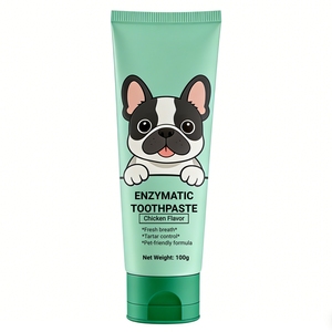 <span class=keywords><strong>Dentifrice</strong></span> enzymatique pour chiens, saveur poulet, pour chiots et chiens adultes, soin complet pour animaux de compagnie, vente en gros, fabrication OEM - Product Image 1