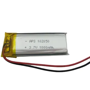 digital batteries 102050 1000ma 3.7v li ion cells pouch lipol battery lithium ion battery for instant communication