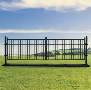 powder coated Farm Metal Driveway Gate design for garden courtyard backyard