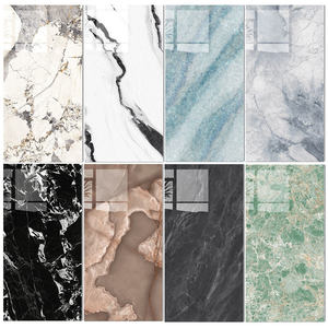 Carreaux <span class=keywords><strong>de</strong></span> porcelaine <span class=keywords><strong>de</strong></span> luxe foncés pour sols et murs intérieurs 600x1200mm pour hall d'hôtel, fond TV, club KTV - émaillés - Product Image 2