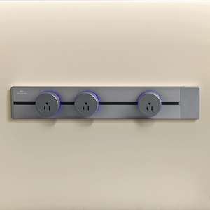 Enchufe de riel de pared de aluminio de alta calidad a precio de fábrica con sistema de riel de alimentación Modular móvil USB Ideal para uso en oficina y hogar - Product Image 1