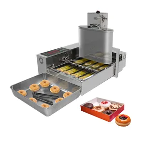 Keuken 4 Rij Gist Hoge Efficiëntie Mini Donut Elektrische Machine Elektrische Van Automatische Mini Brood Donut Maker Canada Set