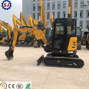 En stock, Mini-excavatrice SANY SY26U d'occasion, 2,6 tonnes, rotation zéro, taille compacte, moteur Yanmar, faible nombre d'heures, SY16C SY35U SY60C - Product Image 1