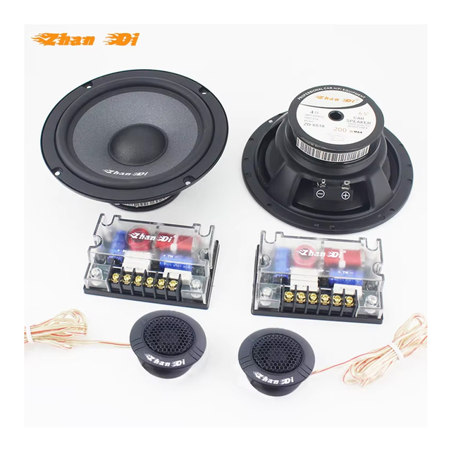 Wholesale 6.5 Inch Car Speaker Set 4 Ohm with Twitter Midrange Hot Sale Subwoofers