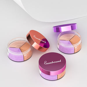 Pot de poudre vide rose acrylique rechargeable personnalisé de 3 oz avec tamis à mailles - Product Image 6