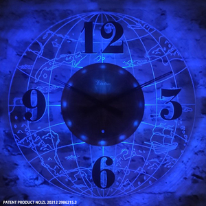 Night Light Wall <b>Clock</b> for Bedroom Silent Lighted up Wall <b>Clock</b> Glow in the Dark for Living Room - Product Image 3