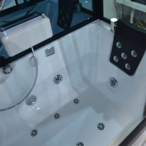 Cabine de <span class=keywords><strong>douche</strong></span> <span class=keywords><strong>à</strong></span> vapeur hydromassante avec radio FM <span class=keywords><strong>italienne</strong></span> de <span class=keywords><strong>grande</strong></span> taille et bon marché Constar avec baignoire - Product Image 6